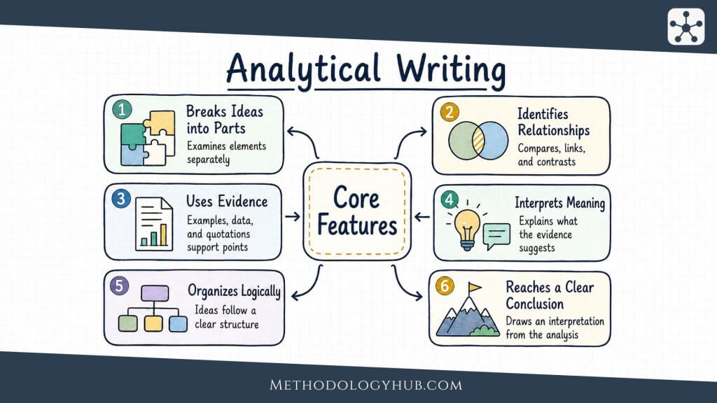 Analytical Writing - Definition and features