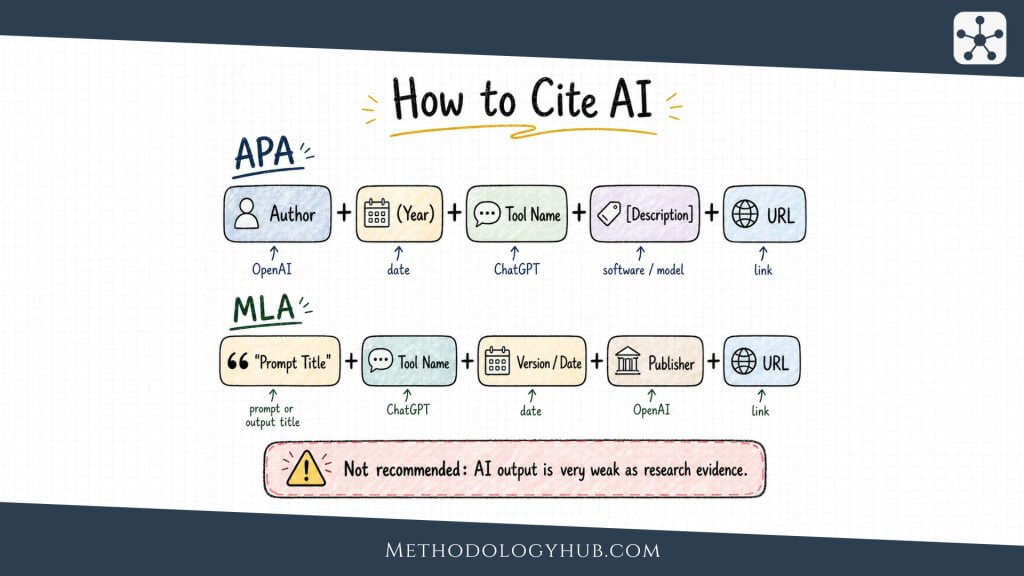 How to Cite AI in APA and MLA - MethodologyHub.com