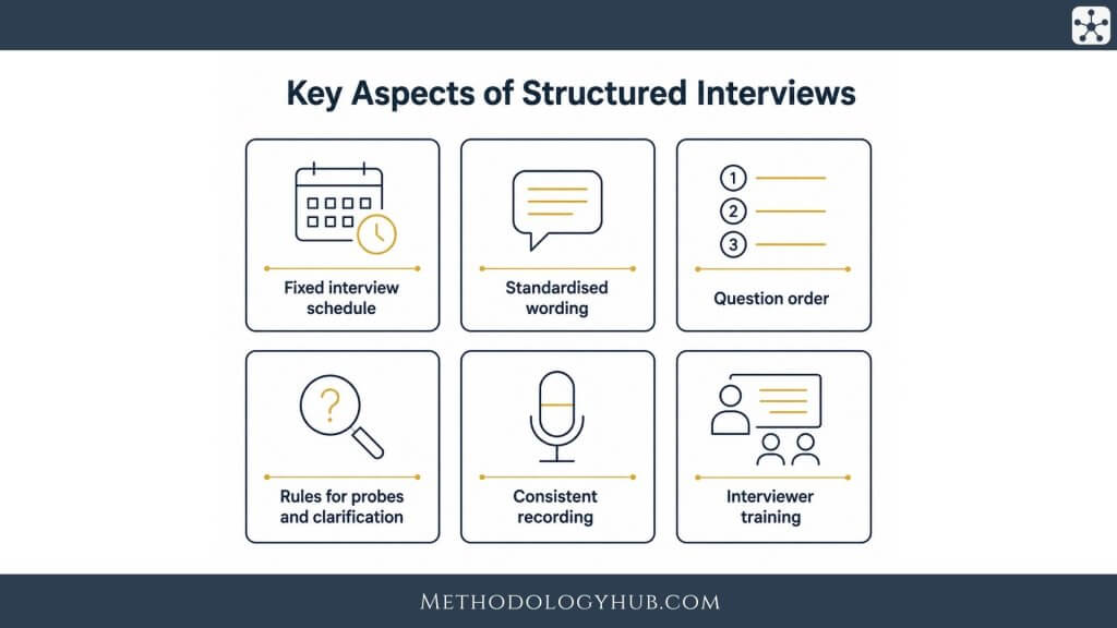 Key Aspects of Structured Interviews - MethodologyHub.com