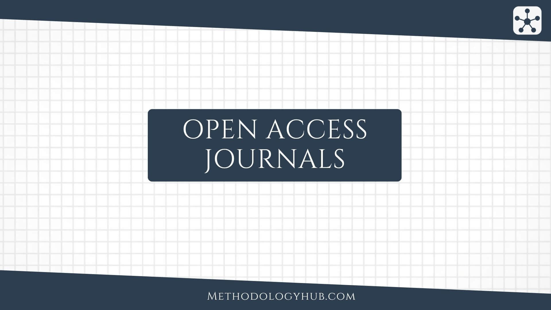 Open Access Journals | Methodology Hub