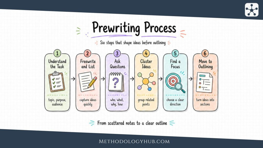 Prewriting - The Writing Process - MethodologyHub