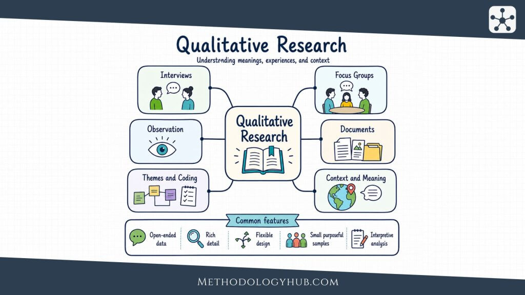 Qualitative Research explained - MethodologyHub.com
