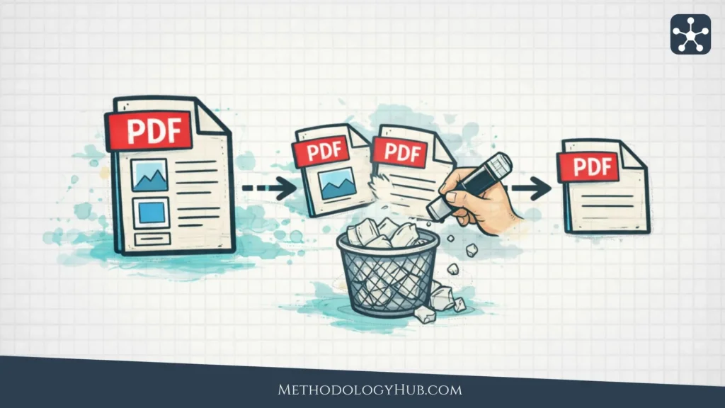 Remove Pages from PDF file online MethodologyHub
