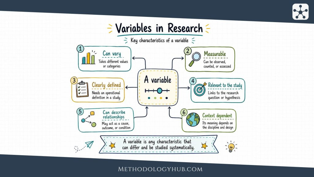Variables in Research - MethodologyHub.com