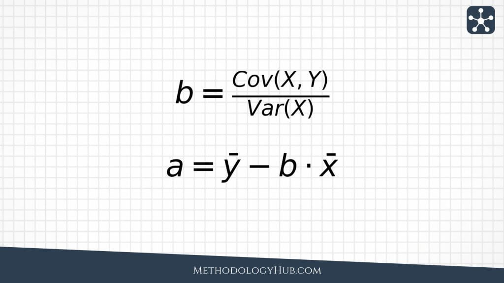 regression analysis formulas